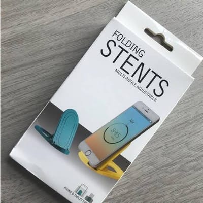 Portable Folding Stents for Amazon Multi Angle Adjustable Folding stents Mobile Holder Flexible Clip Mount clamp Mobile Stand - (SE.B)
