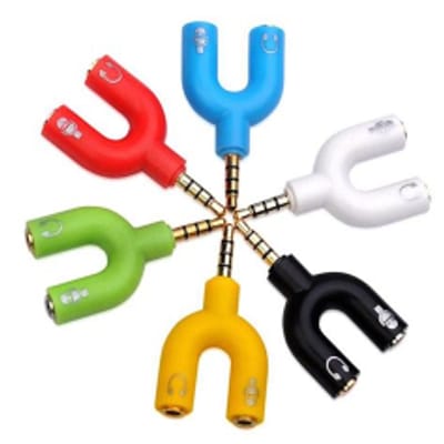 Sounce Gold Plated 3.5mm Headphone Splitter