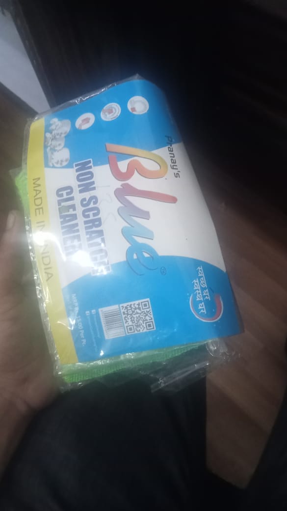 Pranay's Blue Non Scratce Cleaner