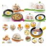 dreamexpo Multfuncton 2 n 1 Electrc Egg Boler Steamer NonStck Omelette Fryng Pan