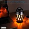 Flame Atmosphere Speaker  HD Led Flame Atmosphere Speaker Torch**