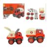Gft Gallery 16pcs DY Fre Truck Toy  Mn Frcton Powered Assemblng Fre Engne Toy wth Screwdrver for Kds