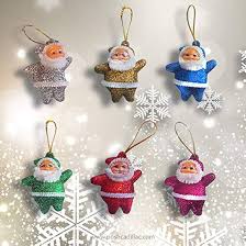 Christmas Santa Clause 6 Pc