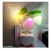 MushroomShaped LED Nght Lght wth Automatc Sensor  ColorChangng Plugn Lamp (Pack of 1)