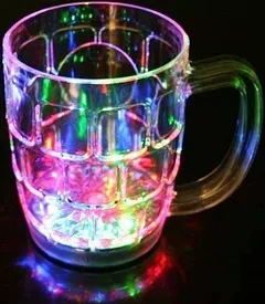 Ranbow Color Changng Led Lghts for Brthday Party, Return Gfts, Beer Party Crystal Beer Mug