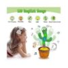 Rechargeable Dancng Cactus Toy â€“ nteractve Sngng and Talkng Plush Toy for Kds