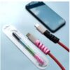 Spral Cable Protector Cord Saver for Mac Charger, Phone Charger, Wre Protector (Set of 2, 8 Peces)
