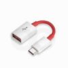 Type C OTG Cable 3.0, Premum qualty TypeC to USB OTG Cable (PACK OF 1) (WhteRed Colour)